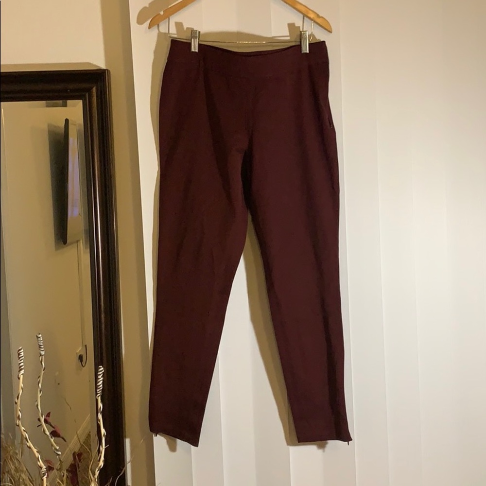 WHBM Wine Leggings